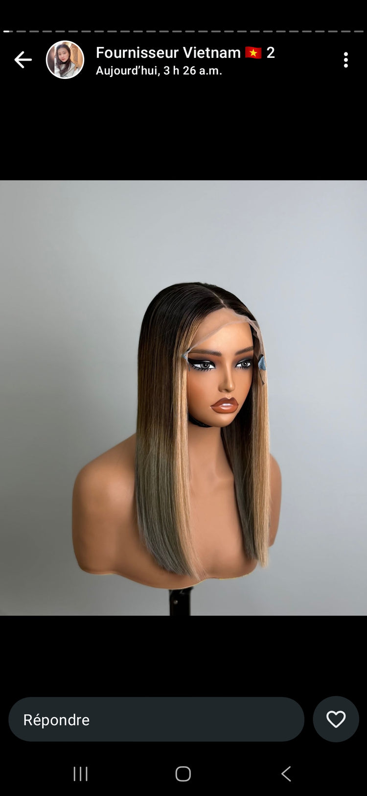 Vietnamese bone straight 5×5 closure