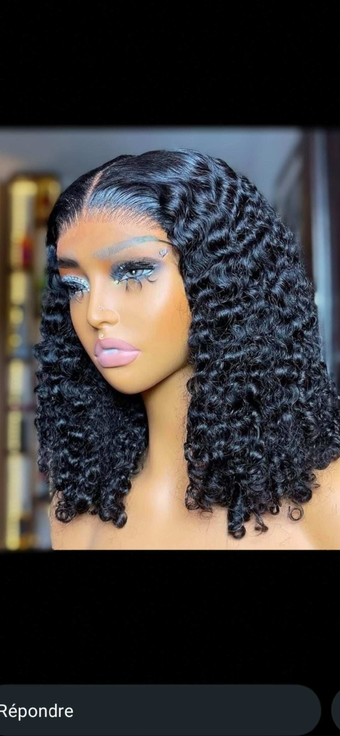 Burmese Curl 16 inch Burgundy Closure 5×5